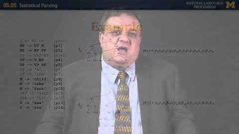 Lecture 31 — Statistical Parsing - Natural Language Processing | University of Michigan
