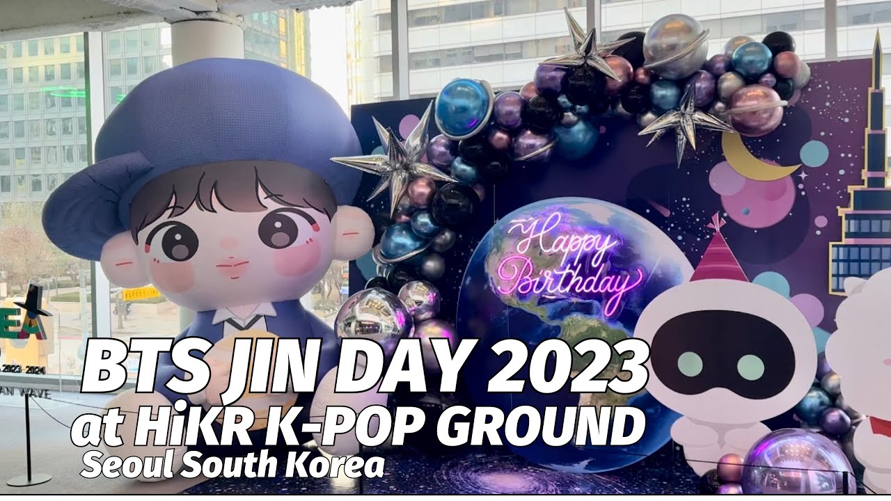 BTS JIN BIRTHDAY PROJECT 2023 | BTS JIN DAY at HiKR K-pop