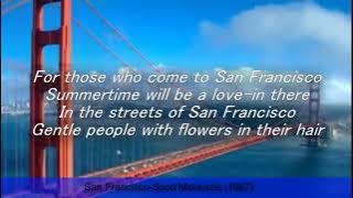 San Francisco Scott Mckenzie Lyrics   R I P Scott