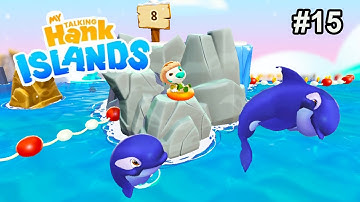 Play With Dolphin My Talking Hank : Islands Gameplay Walkthrough Part 15 - Full Screen (Android/iOS)