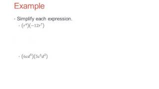 A1 7.1 Multiplying Monomials