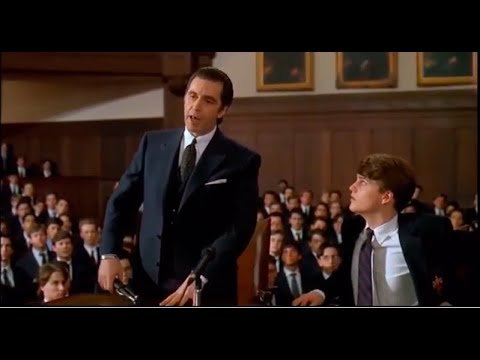 AL PACINO BEST SPEECH SCENT OF WOMAN - YouTube