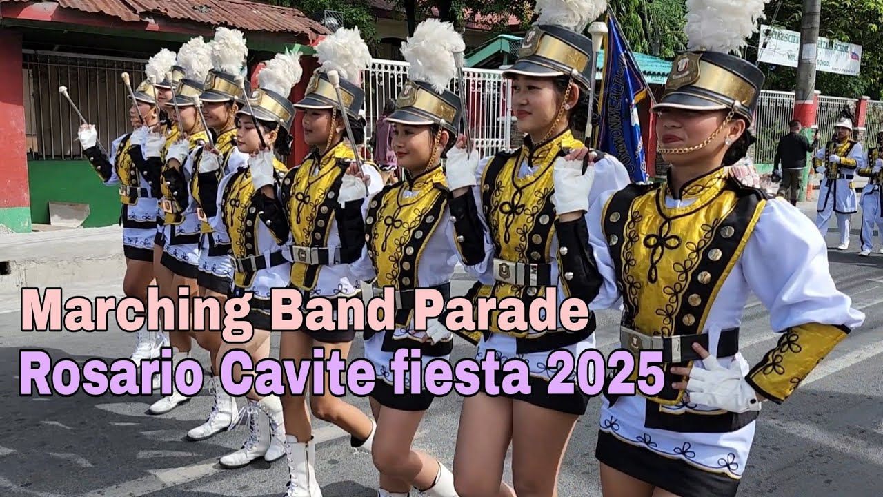 Marching Band Parade Rosario Cavite town fiesta 2025