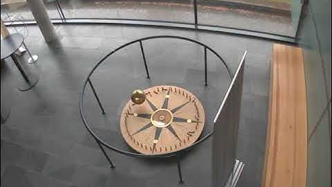 Foucault Pendulum Timelapse