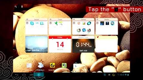 Lenovo IdeaTab Tablet   Customize and use home screen widgets
