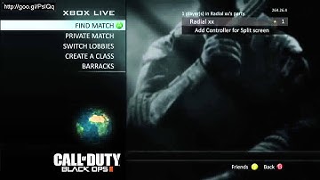 Black Ops 2 New Main Menu Concept!