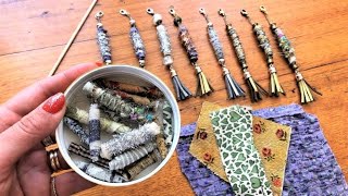 Fabric Beads and Tassel Tutorial (easiest tutorial EVER)