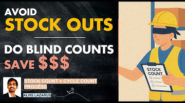 Stock Count vs Cycle Count Explained | Step-by-Step Inventory Mgt Process for Warehouse Professional