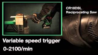 Hitachi CR18DSL 18V Reciprocating Saw