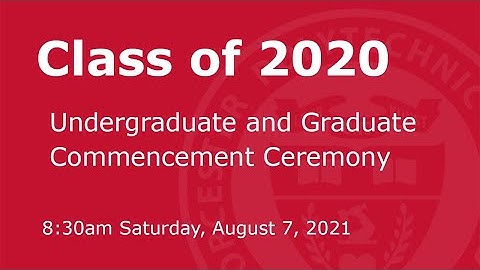 Class of 2020 Commencement Ceremony
