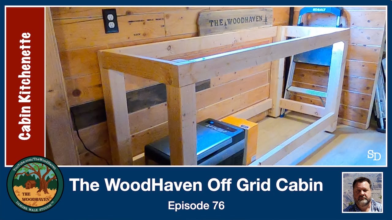 Picture of Building A Kitchenette Frame For The DIY Off-Grid Cabin - YouTube