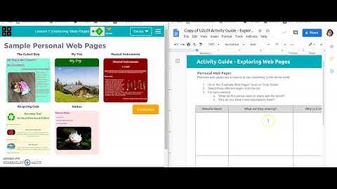 Exploring Web Pages Activity Guide