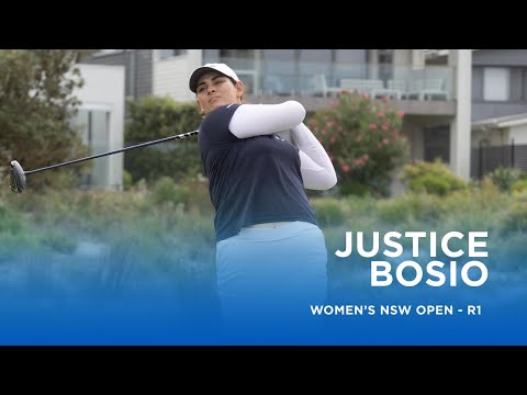 Justice Bosio fires a stunning 65 (-7) to take the lead | Women’s NSW Open