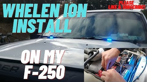 DIY Whelen ION Duo & Trio LEDs POV - Amber/Blue/Clear