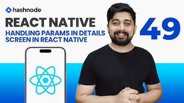 Handling params in details screen in react native
