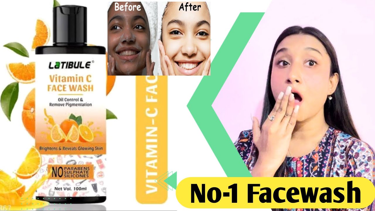 Latibule vitamin C face wash For Skin Brightening & remove Pimple, Anti