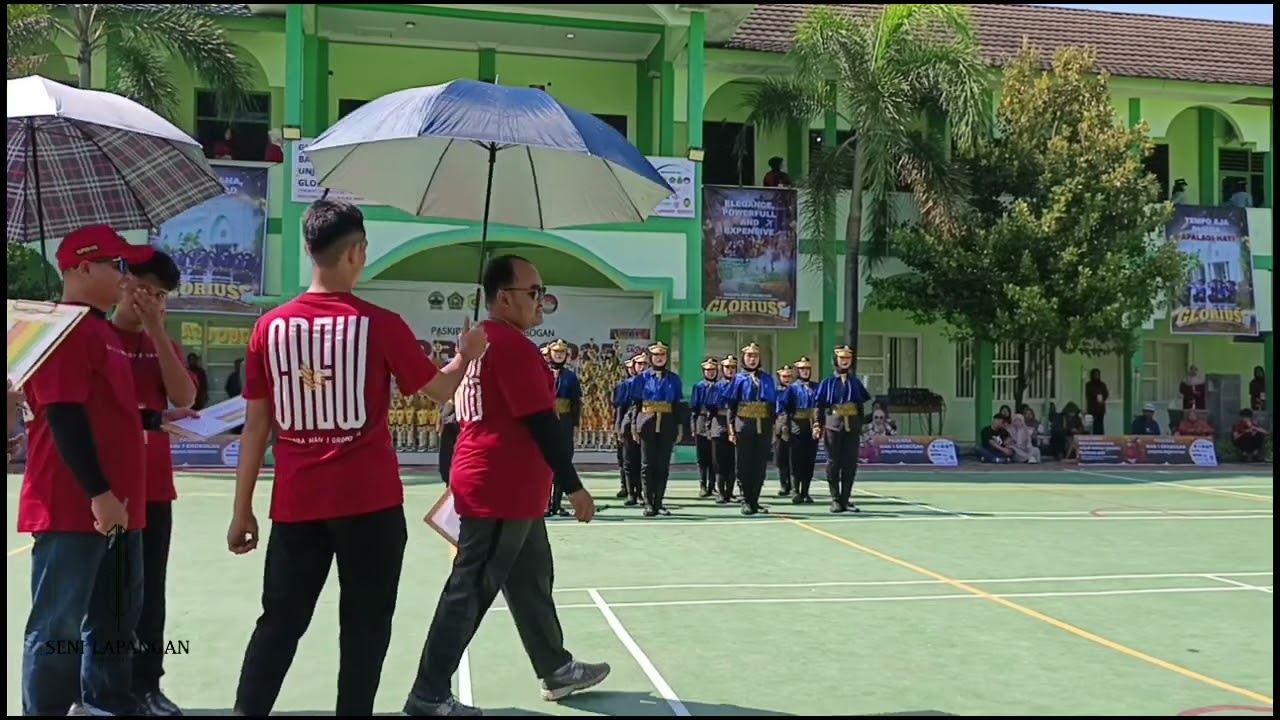 PASKIBRA MTSNU BANAT KUDUS dalam LKBB GLORIUSS 2025 MAN 1 GROBOGAN 2025