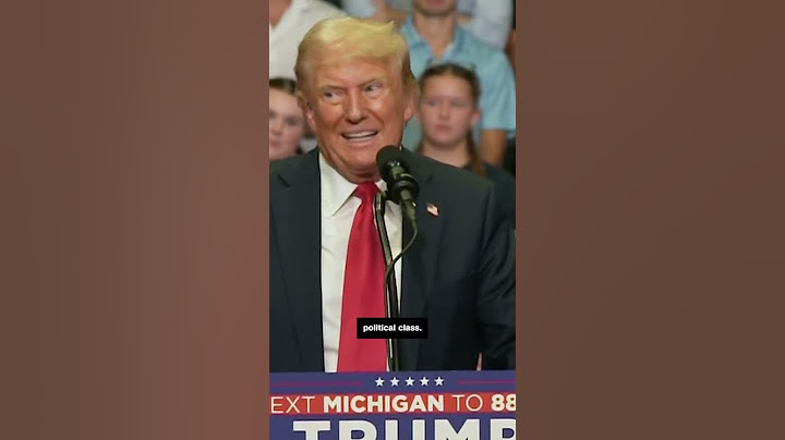 Trump speaks at first rally since assassination attempt