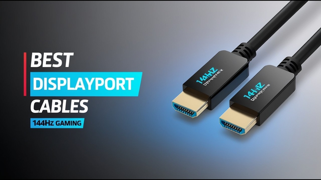 5 Best DisplayPort Cables for 144Hz Gaming Monitors | Maximize Your 144Hz Monitor