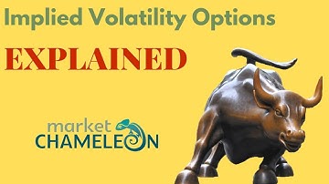 What is Implied Volatility - Options Trading Education - Market Chameleon