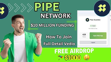 🔥 NEW MINING AIRDROP! 🔥 Pipe Network Airdrop - Earn BIG by Just Using Internet! 🚀