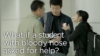 What if a student with a bloody nose asked for help? ENG SUB • dingo kdrama