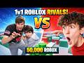 50 000 Robux If He Can BEAT KAYE In Rivals 
