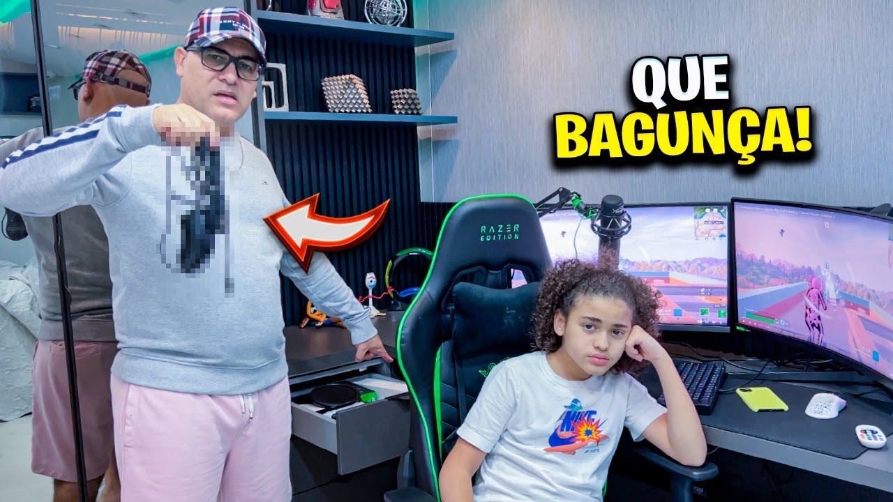 REVISTEI O QUARTO DO RYAN SEM ELE QUERER 😱😱😱