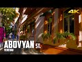 Walking Tour, Abovyan Street, Yerevan, Armenia. 4K 60fps