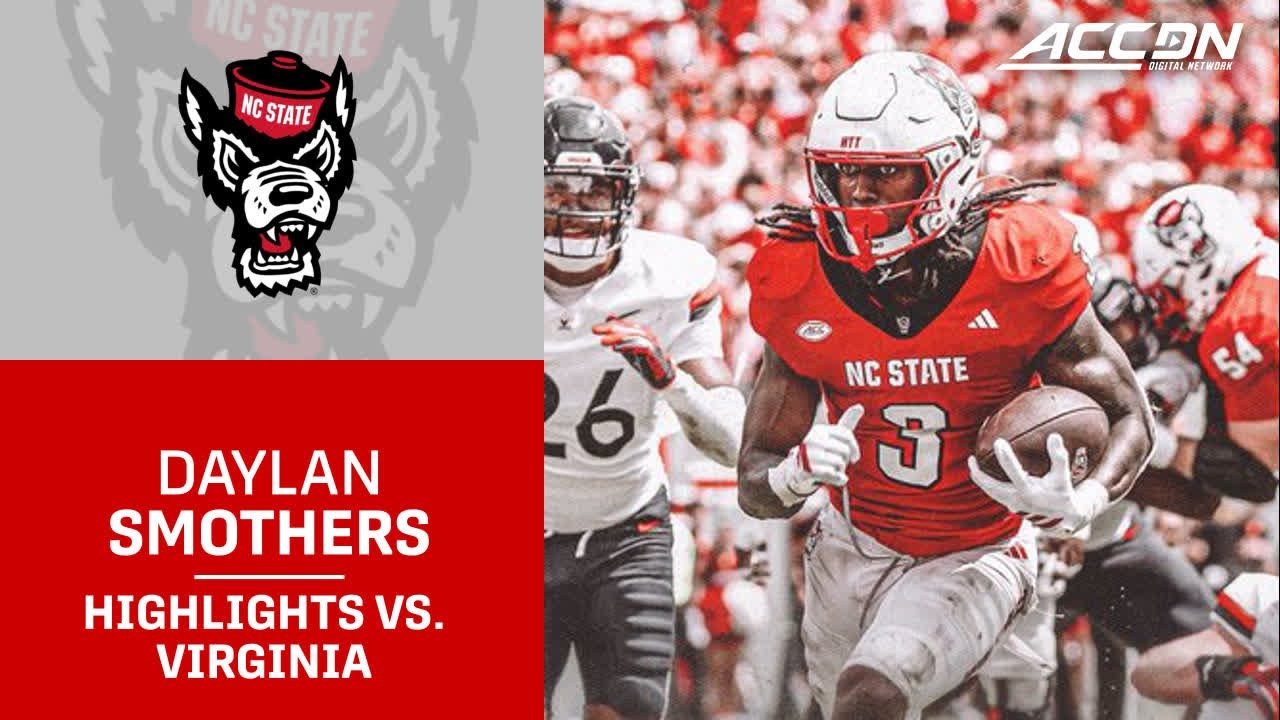 NC State RB Daylan "Hollywood" Smothers Highlights vs. Virginia