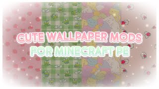 cute wallpaper mods/decoration blocks for minecraft pe ☁️🌸💕 screenshot 4