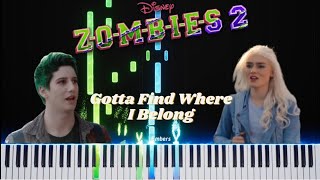 ZOMBIES 2 - Gotta Find Where I Belong [Embers Piano Cover] screenshot 2