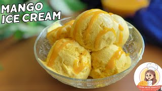 Mango Ice Cream | 3 Ingredients Creamy Homemade Mango Ice Cream | मैंगो आइस क्रीम | CookwithRuchita