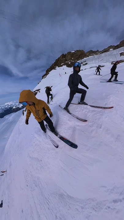 La Piste De Ski La Plus Dangereuse Du Monde La piste de ski la plus DUR au monde 🤯⚠️ #1 - YouTube