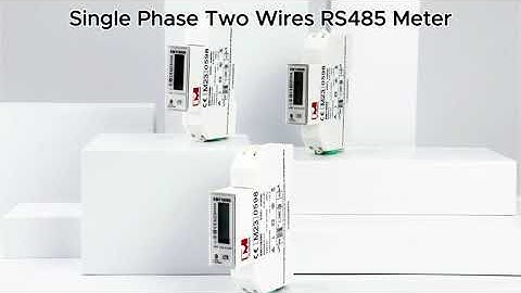 EM118090 Single Phase Bidirectional RS485 Modbus Energy Meters