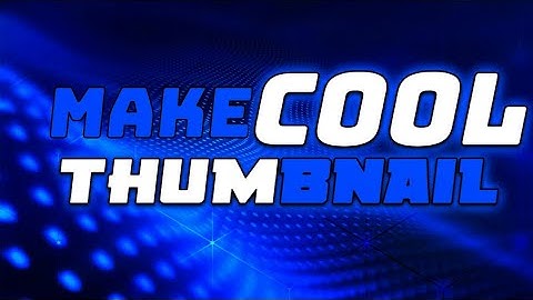 HOW TO MAKE COOL THUMBNAILS ON ANDROID (Ps Touch)