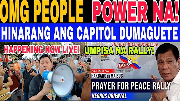 PEOPLE POWER RALLY sa DUMAGUETE MAG MARCHA na ALAY LAKAD LIVE