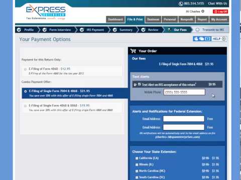 File a Personal Tax Extension with IRS Form 4868