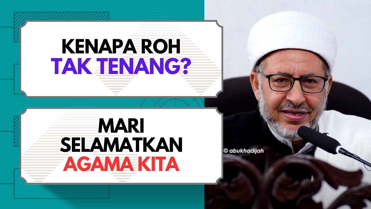 Demi Keselamatan Badan, Roh & Agama 😦 | Syeikh Abdul Razak Al-Masri ...
