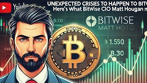 Bitwise CIO Matt Hougan.  ‘Unexpected Crises’ To Happen to Bitcoin BTC Here’s What He Means