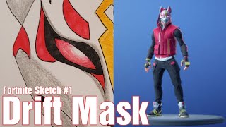 Fortnite Sketches Drift Mask