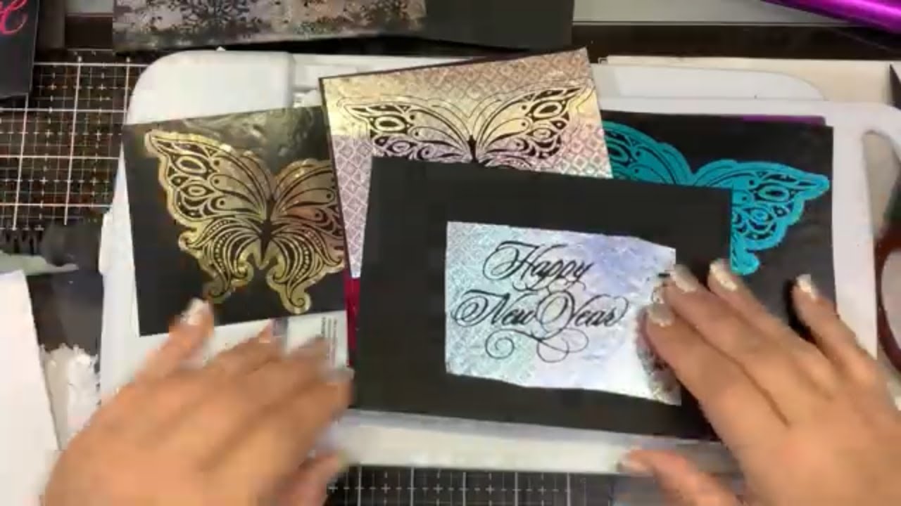 Using hot foil waste from the Gemini FoilPress