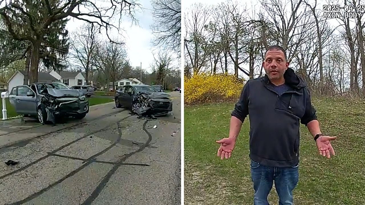 DUI Driver Crashes Car and Walks Away Like Nothing Happened - YouTube