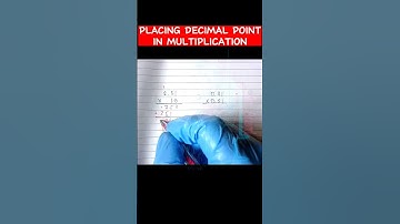 PLACING DECIMAL POINT IN MULTIPLICATION #trending #maths #basic #tricks #easy #mathematics #decimals