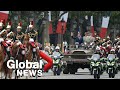 Bastille day 2021 macron leads frances traditional military parade