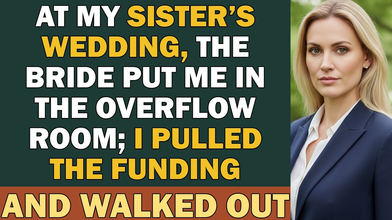 At My Sister’s Wedding, I Was Sent to the Overflow Room — So I Pulled the Funding