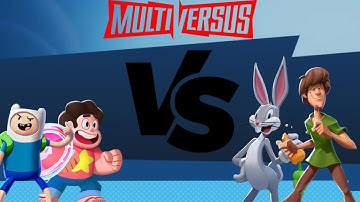 Finn & Steven VS Bugs Bunny & Shaggy - Multiversus Gameplay