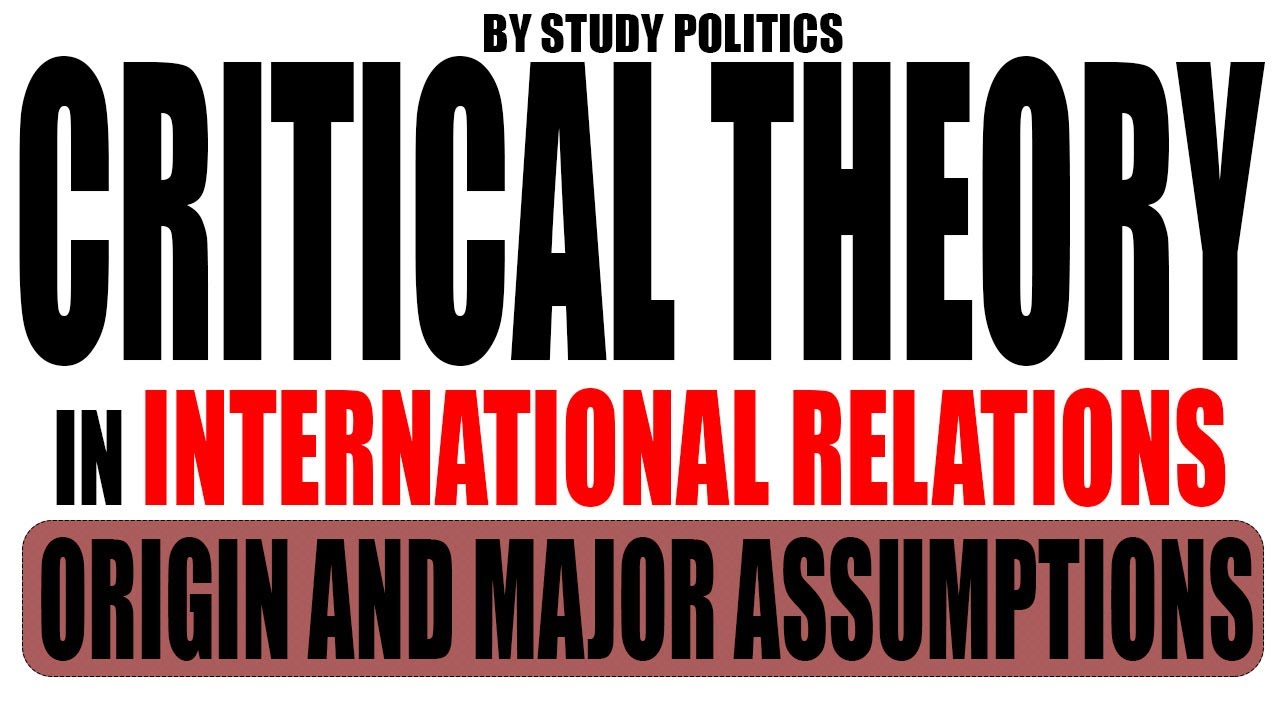 critical thinking international relations