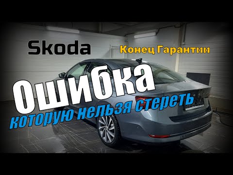 Skoda A8: Нестираемая Ошибка и Конец Гарантии!!! (2023)