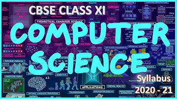 CBSE class 11 computer science new syllabus 2020 - 21 | ncert 11 computer science new syllabus 2021